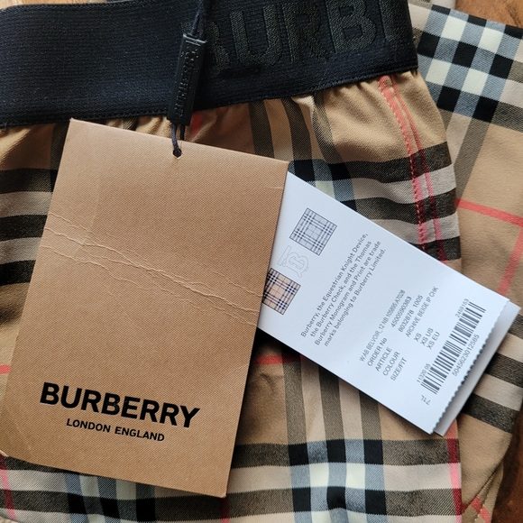 Authentic Burberry Archive Check Leggings - Picture 6 of 7